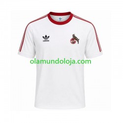 Camisola FC Köln 1986 1987 Retro Homem Equipamento Primeiro Manga Curta